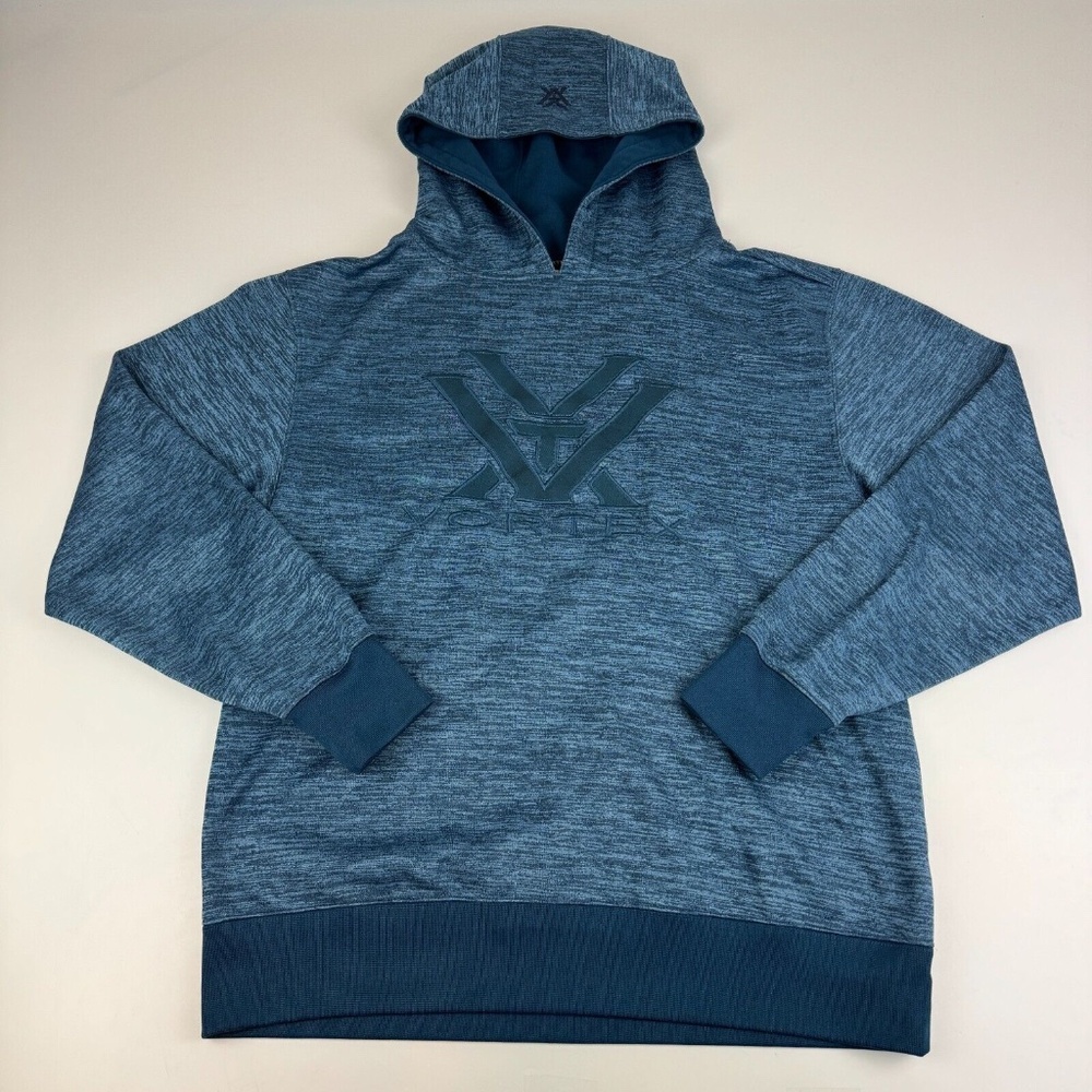 Vortex Optics Mens Size M Hoodie Sweatshirt Pullover Blue Hunting